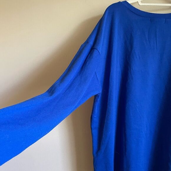 Sanctuary Vibrant Blue Pocket Front Sweater Sz 3x - Picture 9 of 9